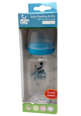 AIPHA BABY FEEDING GLASS 4OZ/120ML